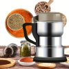 Grinder, Powerful Motor for 10-Second Quick Grinding, Grain And Bean Mill Suitable for Legumes, Spices, And Nuts, 4-Blade Stainless Steel Electric Coffee Bean Grinder, 400G/400Ml/14Oz Deep Grinding Chamber, Dry And Wet Food Processor